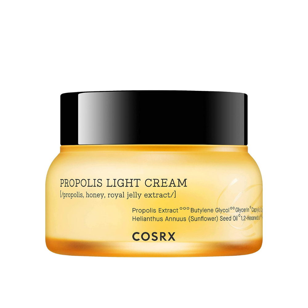 COSRX Full Fit Propolis Light Cream 65ml med sort bi propolis kompleks for antioxidanter.