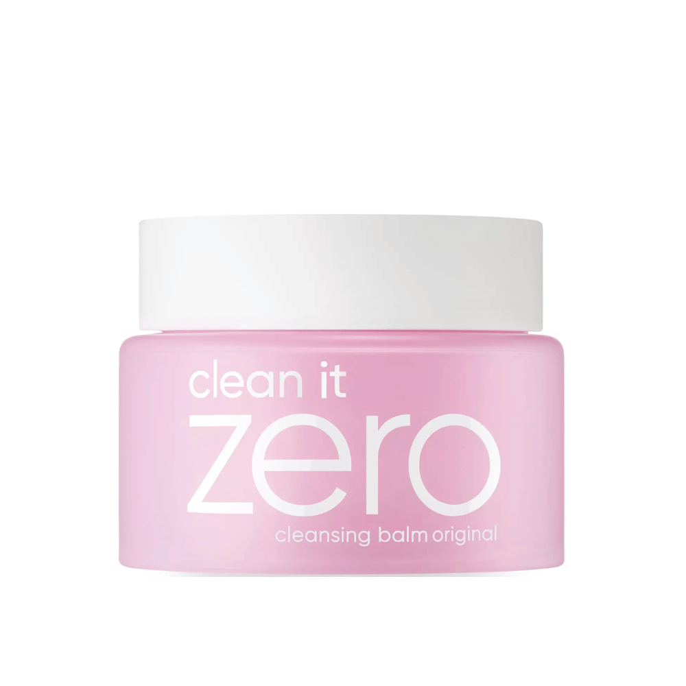 En krukke Clean It Zero Cleansing Balm Original 100ml på hvid baggrund, som fremmer BANILA CO:s oprindelige rensebalsam til hudpleje.