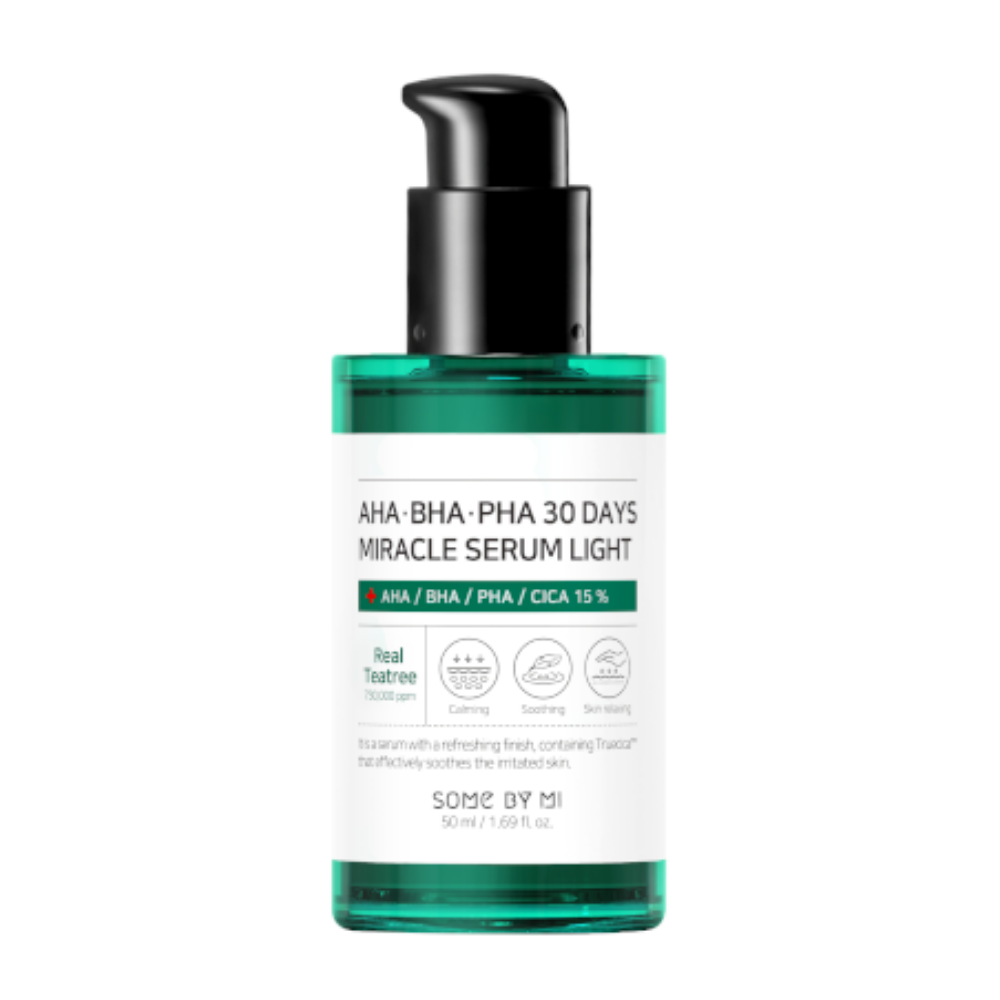 SOME BY MI AHA, BHA, PHA 30 Days Miracle Serum Light 50ml til akne og pigmentpletter.