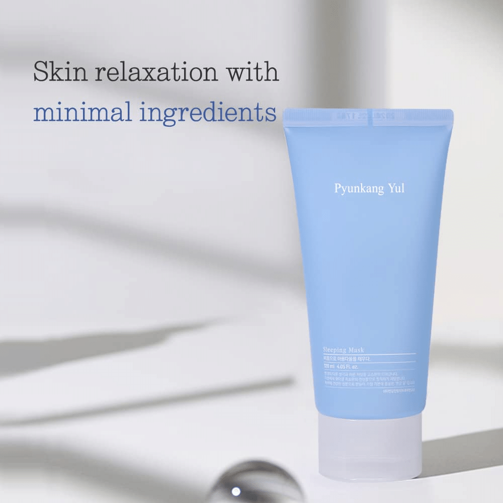 Hudafslapning og fugtgivning med Pyunkang Yul Sleeping Mask 120ml for en udhvilet hud.
