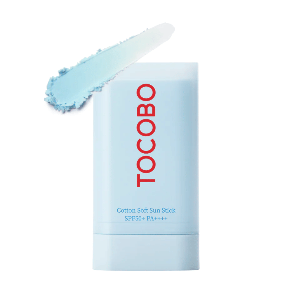 En tube med TOCOBOs Cotton Soft Sun Stick SPF50+ PA++++ 19g.