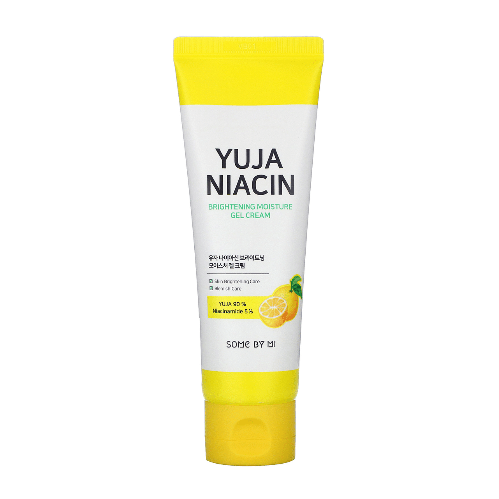 SOME BY MI Yuja Niacin Brightening Moisture Gel Cream 100ml med citronextrakt för återfuktning och pigmentering.